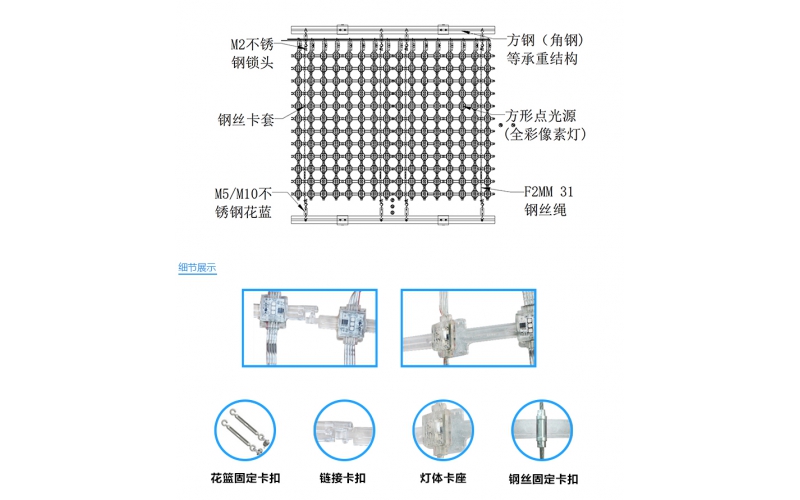 P62.5全彩網格屏，網格軟屏，戶外LED網格屏